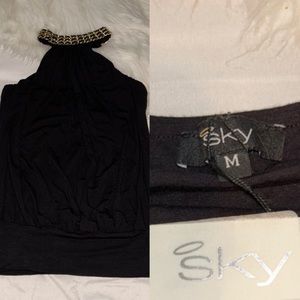 Sky Chain Halter Top